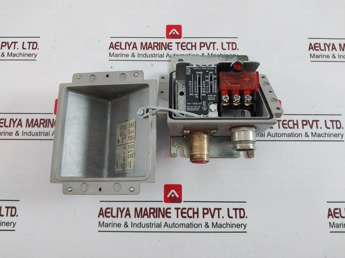 Danfoss Kps 37 Pressure Switch 0.6-1.8 Mpa 90-260 Psig 0.85-2.5 Bar 10-35 Psi