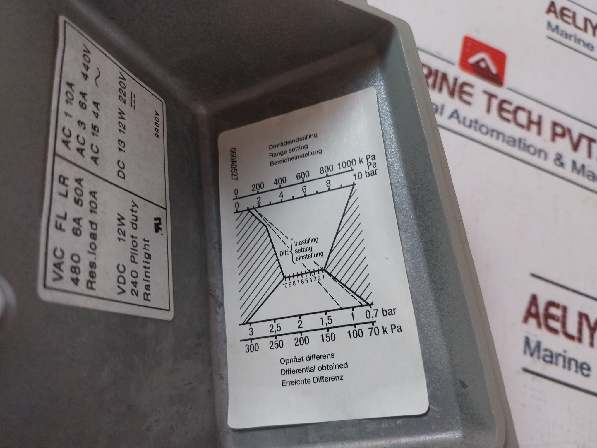 Danfoss Kps 43 Pressure Control Switch 0.1-1.0 Mpa
