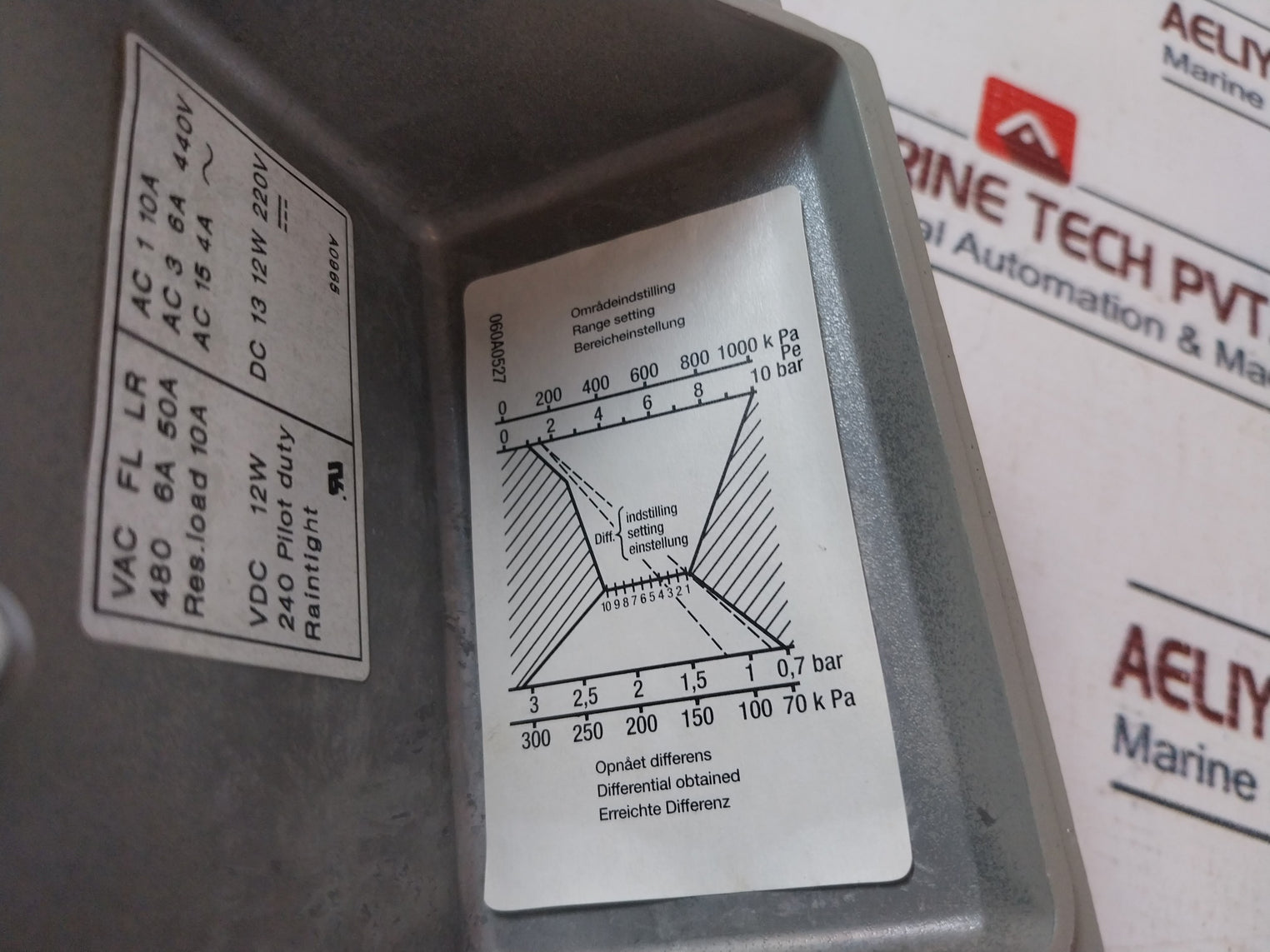 Danfoss Kps 43 Pressure Control Switch 0.1-1.0 Mpa