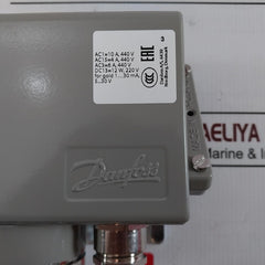 Danfoss Kps 43 Pressure Switch 1.02 Kp/Cm2 0.1-1.0 Mpa Mwp 1750 Psig 240Vdc 12W