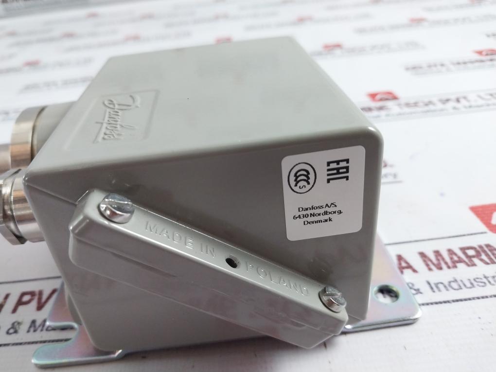 Danfoss Kps 47 Pressure Switch, 0.6-6.0 Mpa, 6-60 Bar Pe, 50-800 Psig