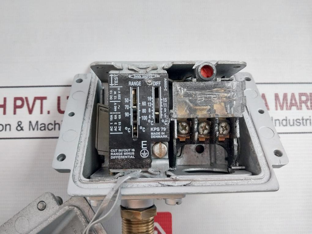 Danfoss Kps 79 Pressure Switch Ac 15 4A 440V-50-90°C