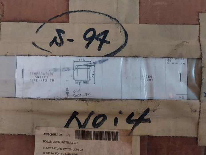 Danfoss Kps 79 Temperature Switch En 60947-4-5 Ip67 10A 440V