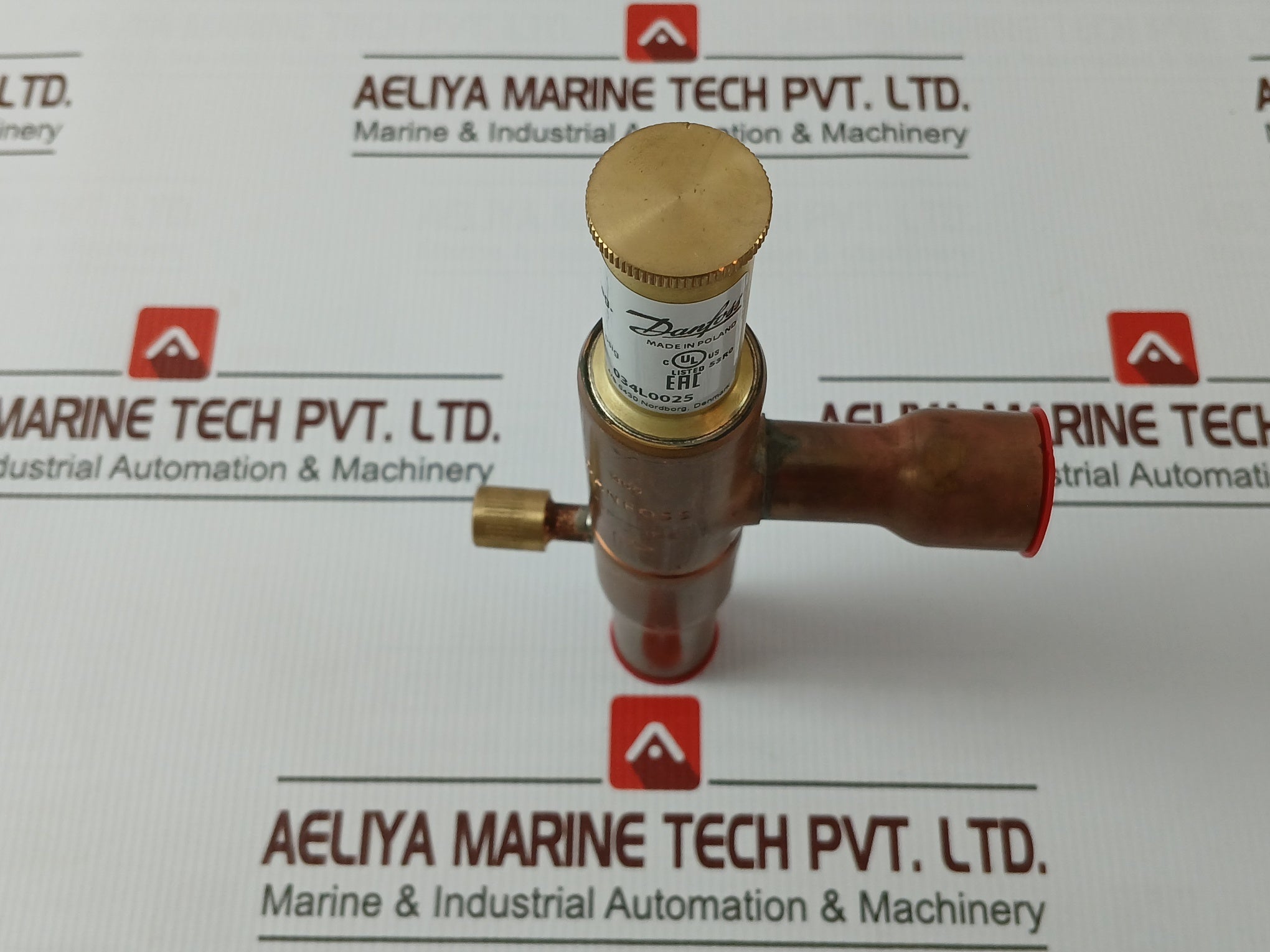 Danfoss Kvp 22 Expansion Pressure Regulator Valve 0-5,5 Bar/ 0-80 Psig