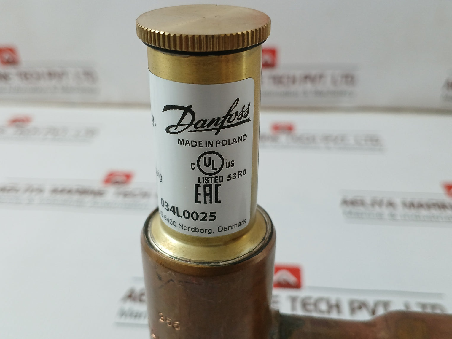 Danfoss Kvp 22 Expansion Pressure Regulator Valve 0-5,5 Bar/ 0-80 Psig