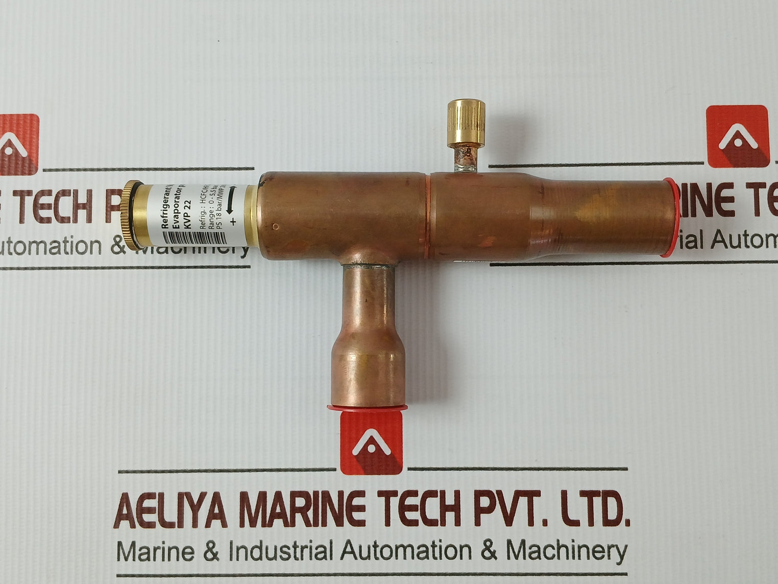 Danfoss Kvp 22 Expansion Pressure Regulator Valve 0-5,5 Bar/ 0-80 Psig