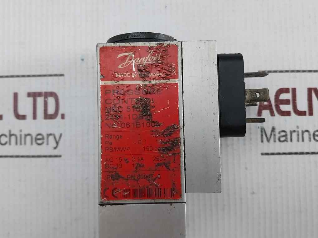 Danfoss Mbc 5100 Pressure Switch Ac 15 0.1A 250V 1-10 Bar 0.1-1 Mpa