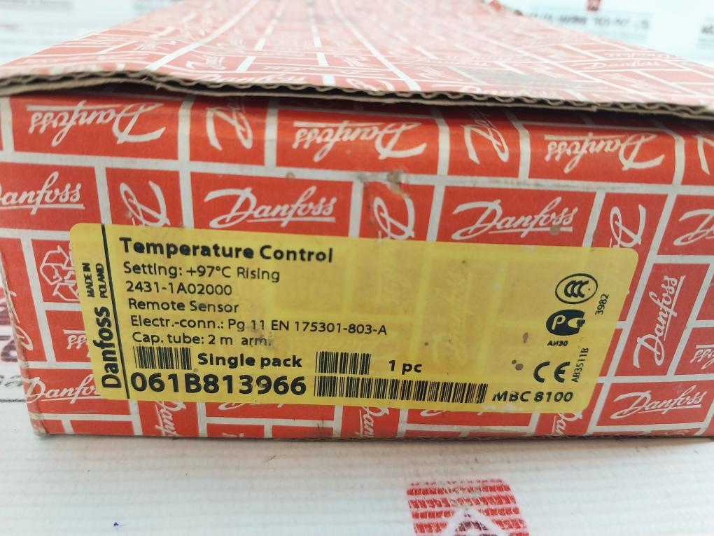 Danfoss Mbc 8100 Temperature Control 061B813966