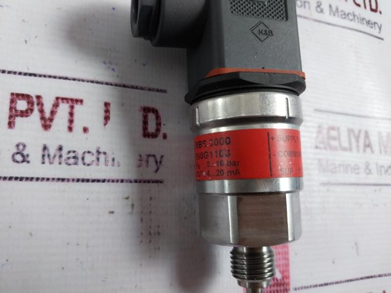 Danfoss Mbs 3000 Pressure Transmitter 060g1103 0-16 Bar 4-20ma