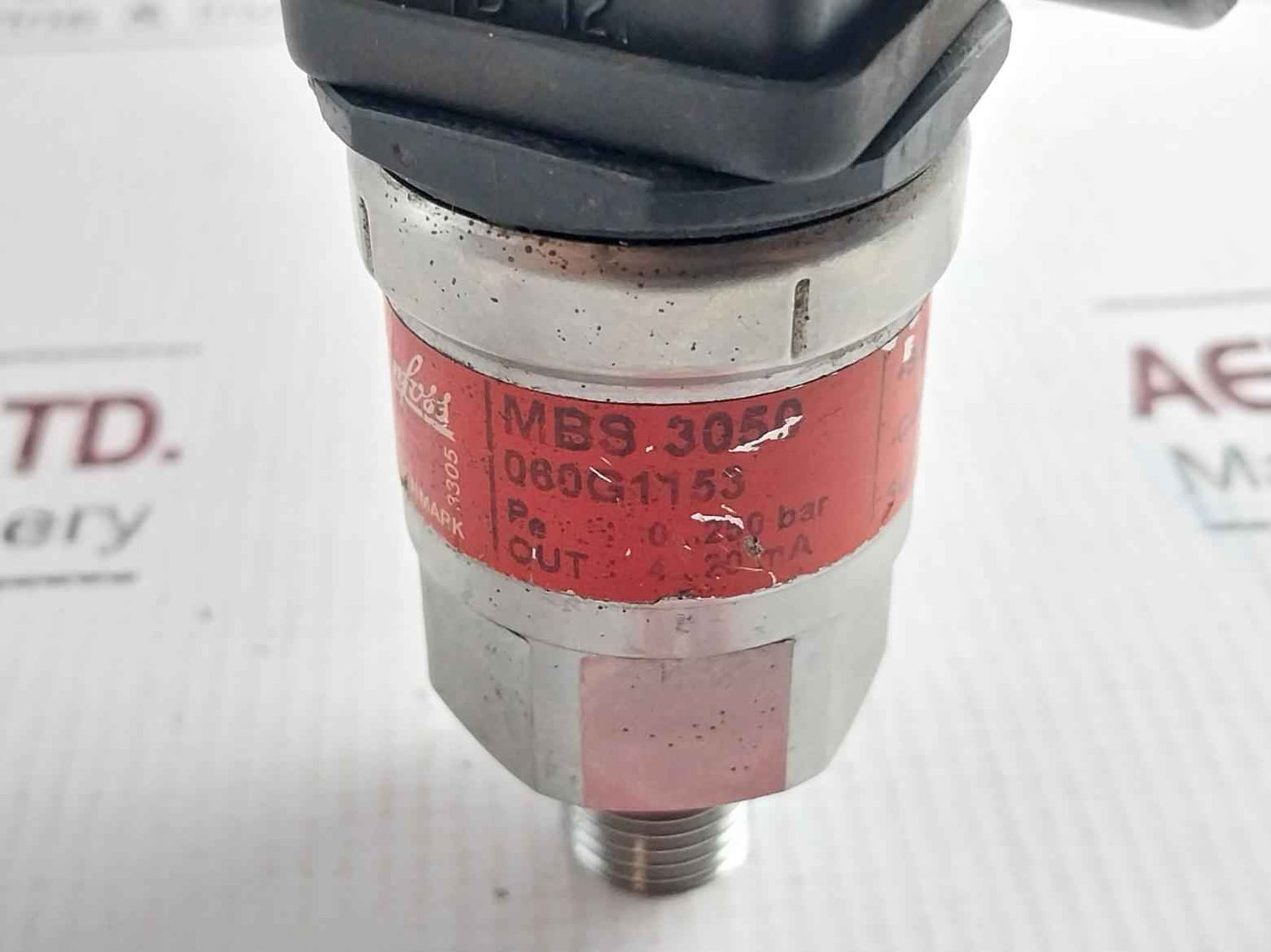 Danfoss Mbs 3050 Pressure Transmitter Supply 9.0 To 34 Vdc