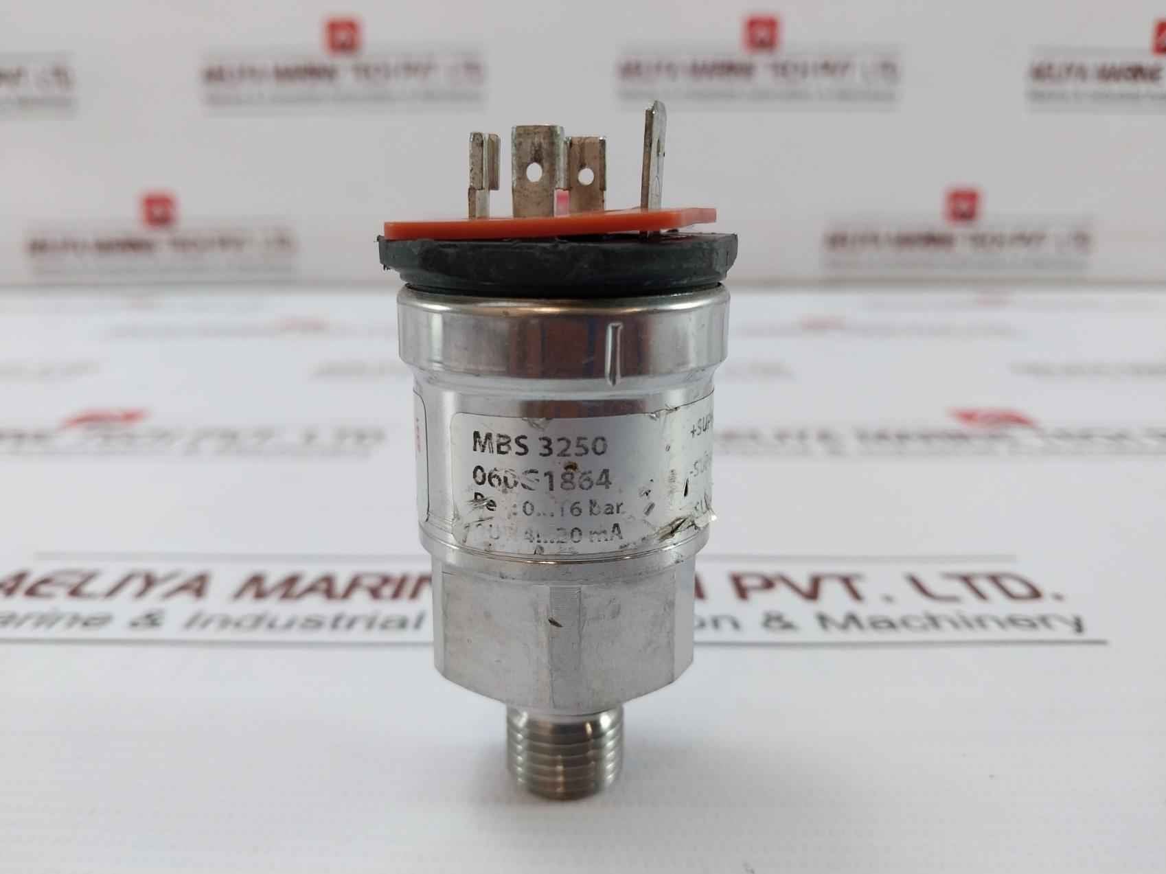 Danfoss Mbs 3250 Pressure Transmitter 32Vdc 4-20 Ma 0-16 Bar 060G1864
