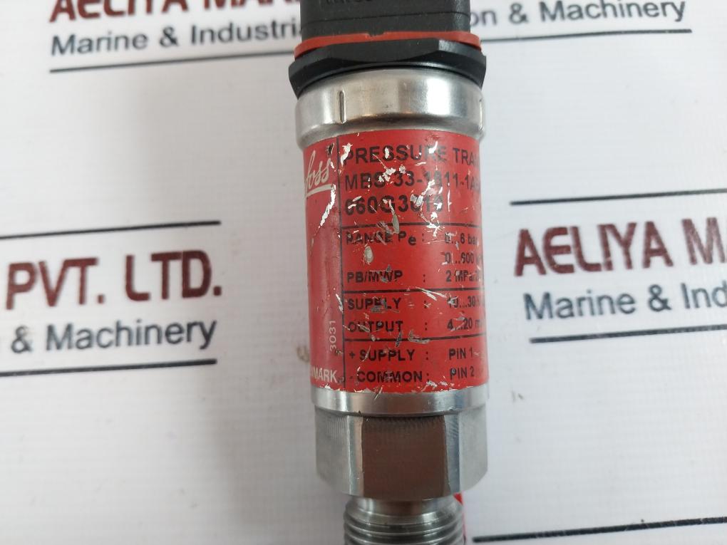 Danfoss Mbs 33-1811-1Ab08 Pressure Transmitter 060G3010 10/30Vdc