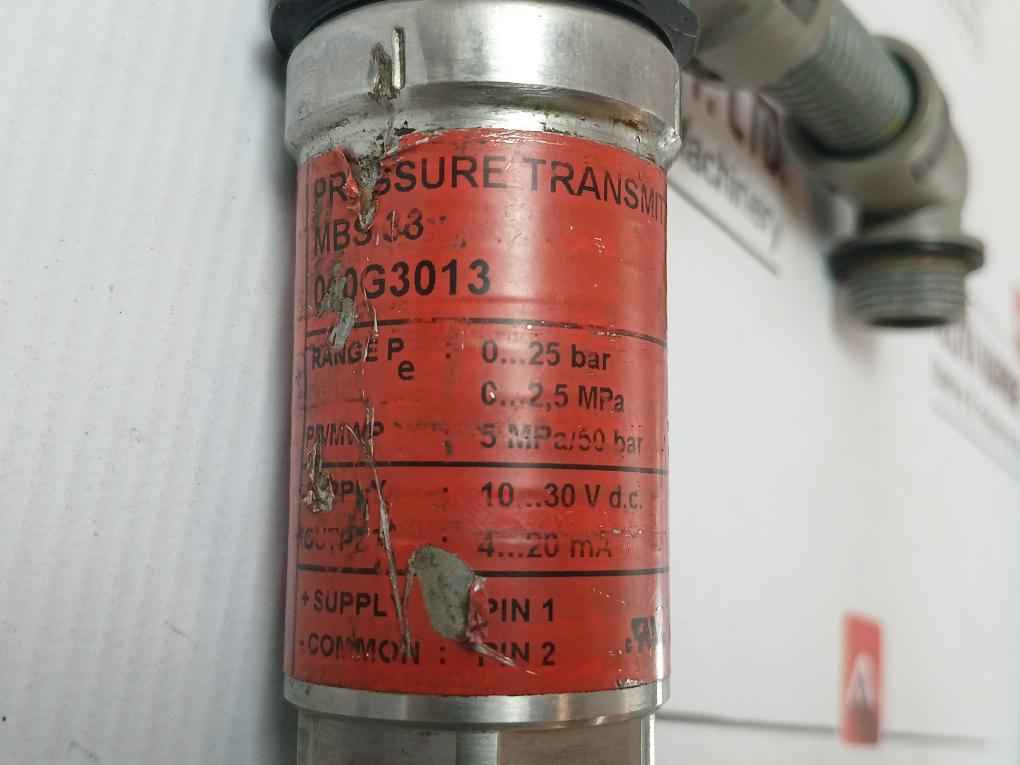 Danfoss Mbs 33 Pressure Transmitter 0-25Bar 4-20 Ma Pma-2