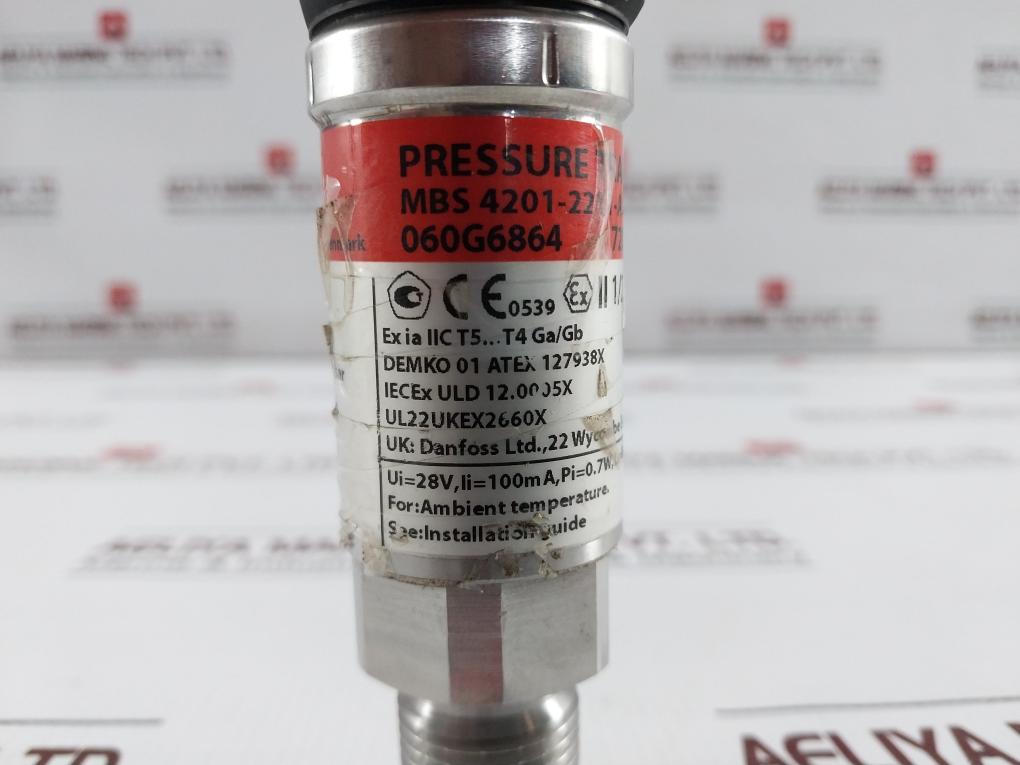 Danfoss Mbs 4201-2211-a1ab08-0 Pressure Transmitter 0...16 Bar