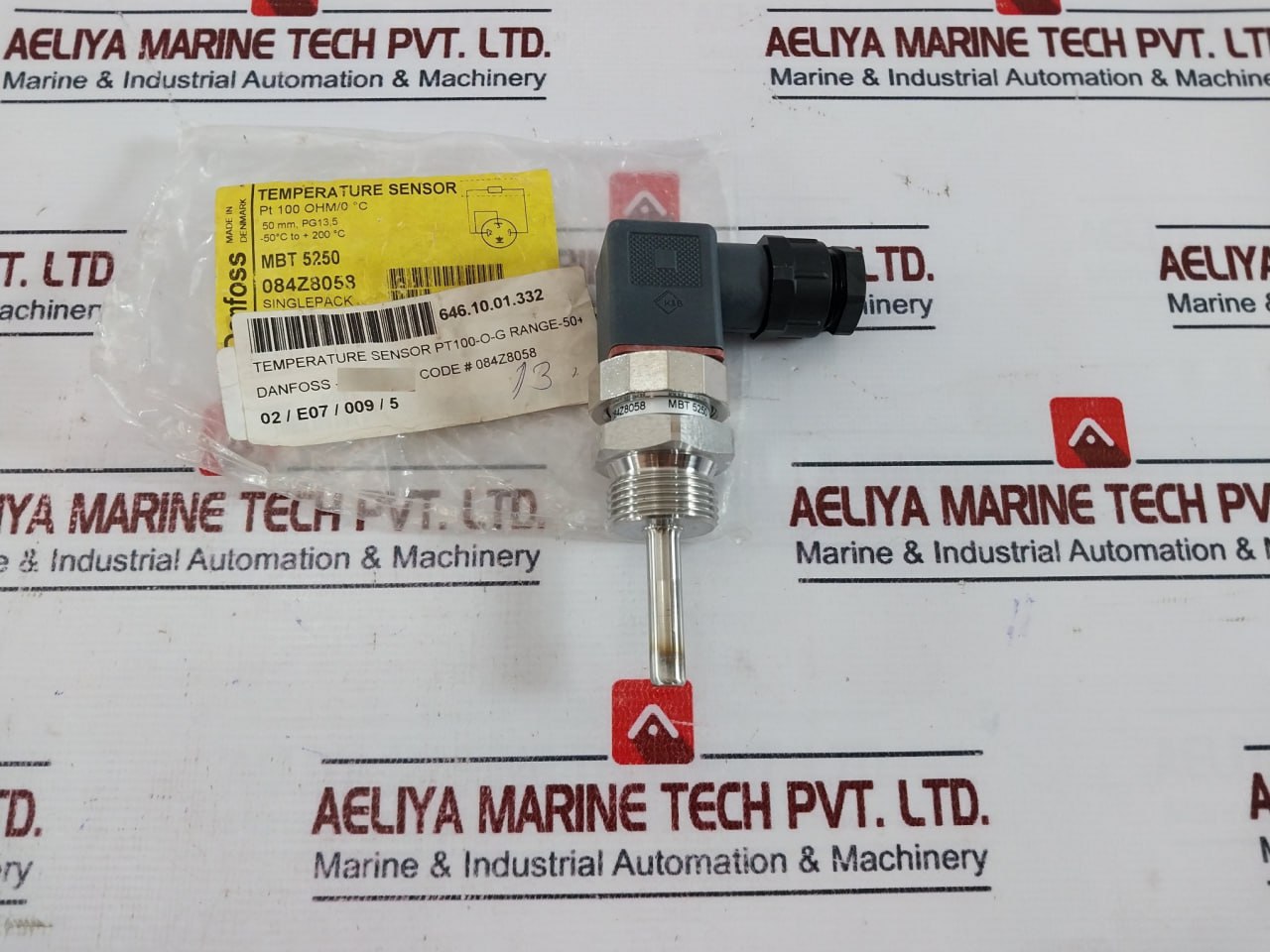 Danfoss Mbt 5250 Heavy-duty Temperature Sensor 084Z8058
