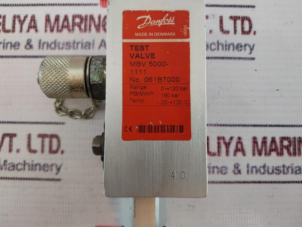 Danfoss Mbv 5000-1111 Test Valve 0-120Bar