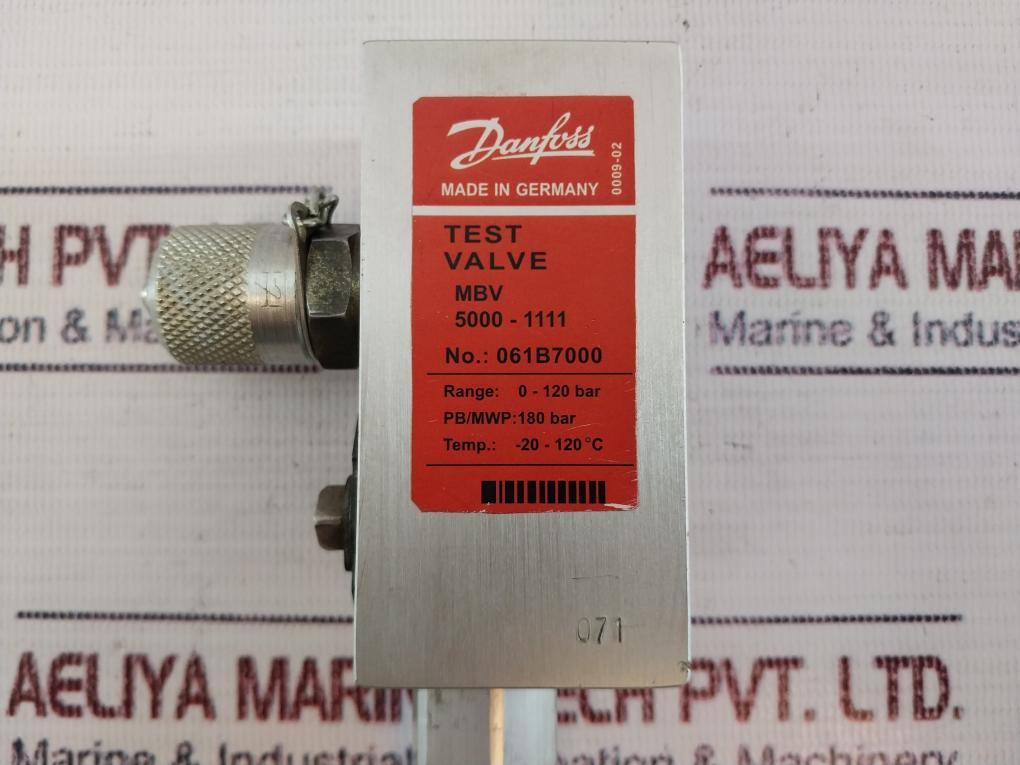 Danfoss Mbv 5000-1111 Test Valve 180 Bar