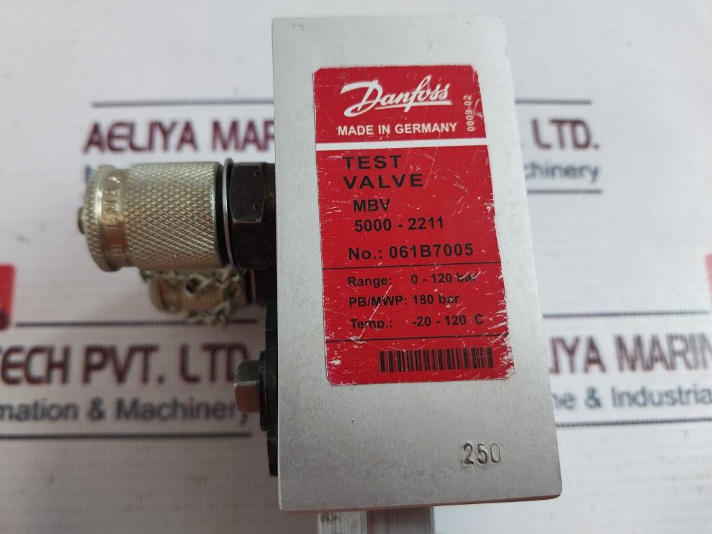 Danfoss Mbv 5000-2211/ 061B7005 Test Valve 0-120 Bar