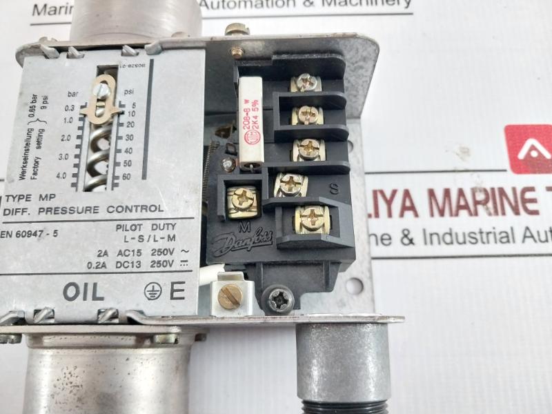 Danfoss Mp Differential Pressure Control 0.3-4.0 Bar 250V Ac