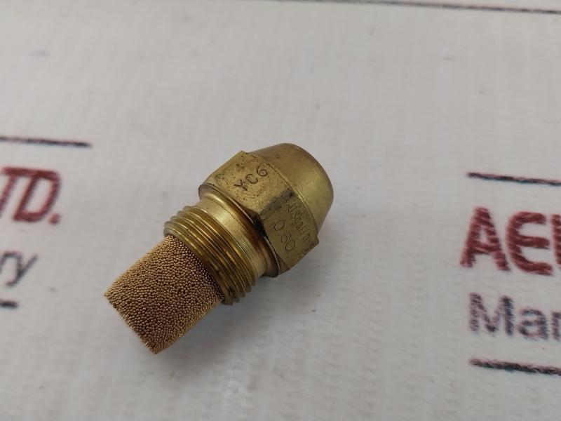 Danfoss Oil Nozzle For Pilot Burner 6.00 Usgal/H 60 Degree B Spray Angle
