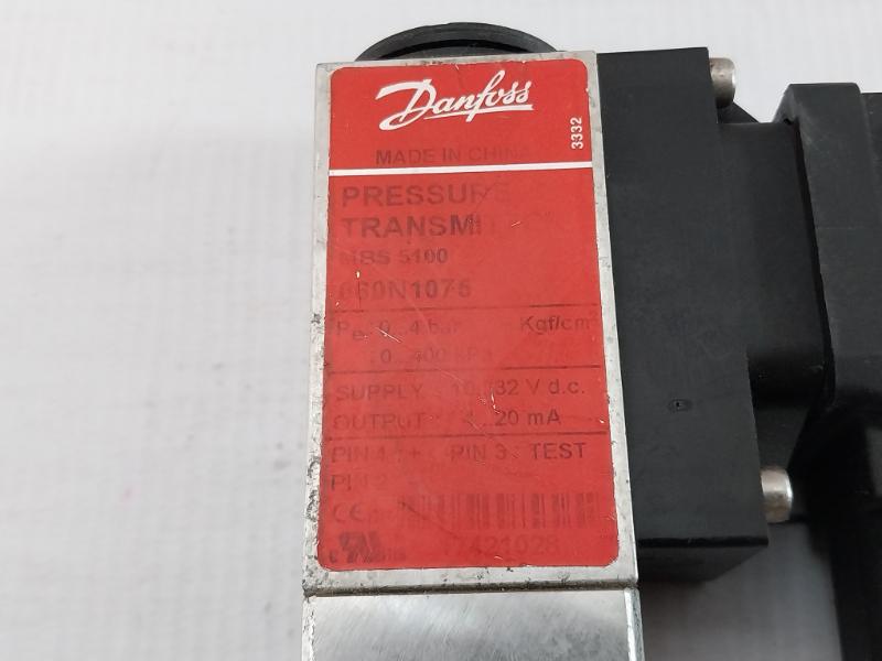 Danfoss Pressure Transmitter 10-32V Dc Output 4-20 Ma Part No Mbs 5100