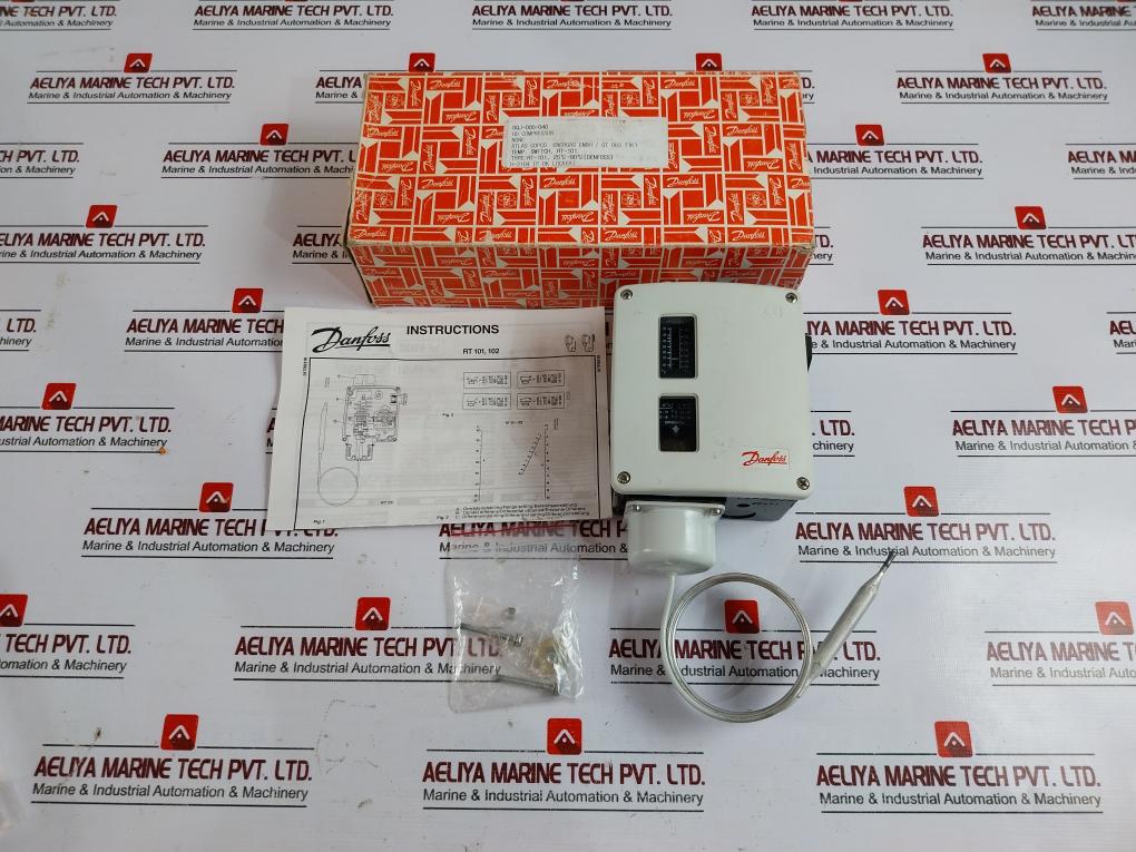 Danfoss Rt101 Thermostat 017-500366 Temperature Range 25-90C