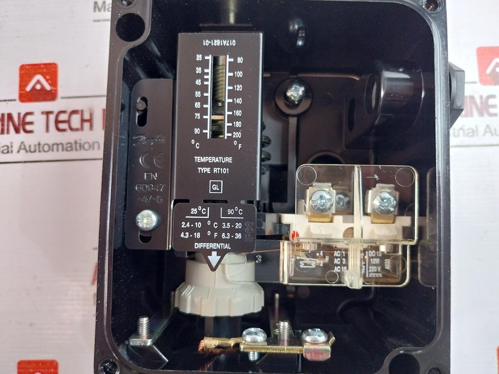 Danfoss Rt101 Thermostat 017-500366 Temperature Range 25-90C