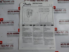 Danfoss Rt101 Thermostat 017-500366 Temperature Range 25-90C