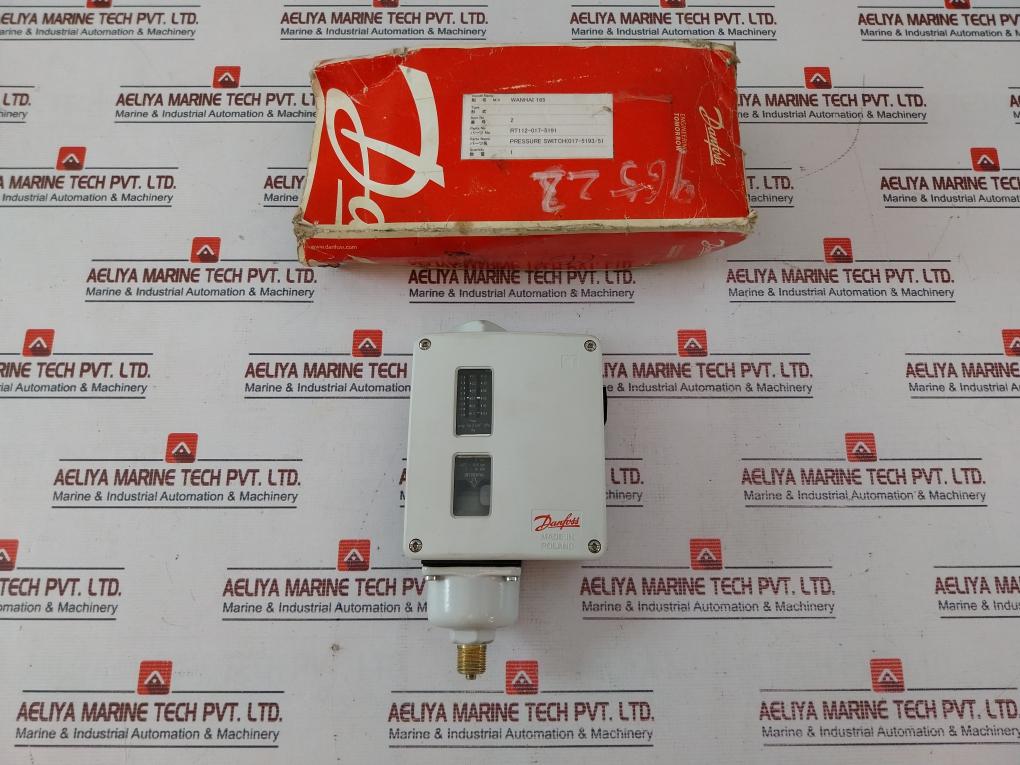 Danfoss Rt112 Pressure Switch 2-16 Psig 1-2 Psi 0.07-0.16 Bar Ab357