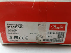 Danfoss Rt121 Pressure Switch 017A1681-03 En60947-4/-5 Ip66 7 Bar/102 Psig