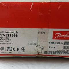 Danfoss Rt121 Pressure Switch 017A1681-03 En60947-4/-5 Ip66 7 Bar/102 Psig