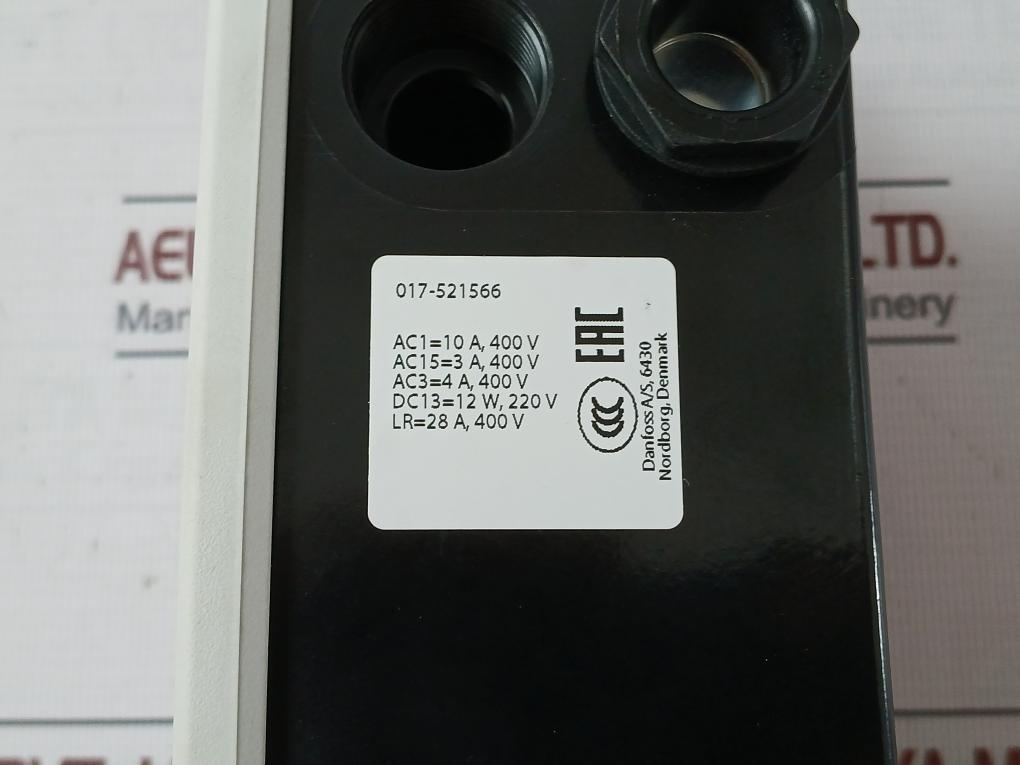 Danfoss Rt121 Pressure Switch 017A1681-03 En60947-4/-5 Ip66 7 Bar/102 Psig