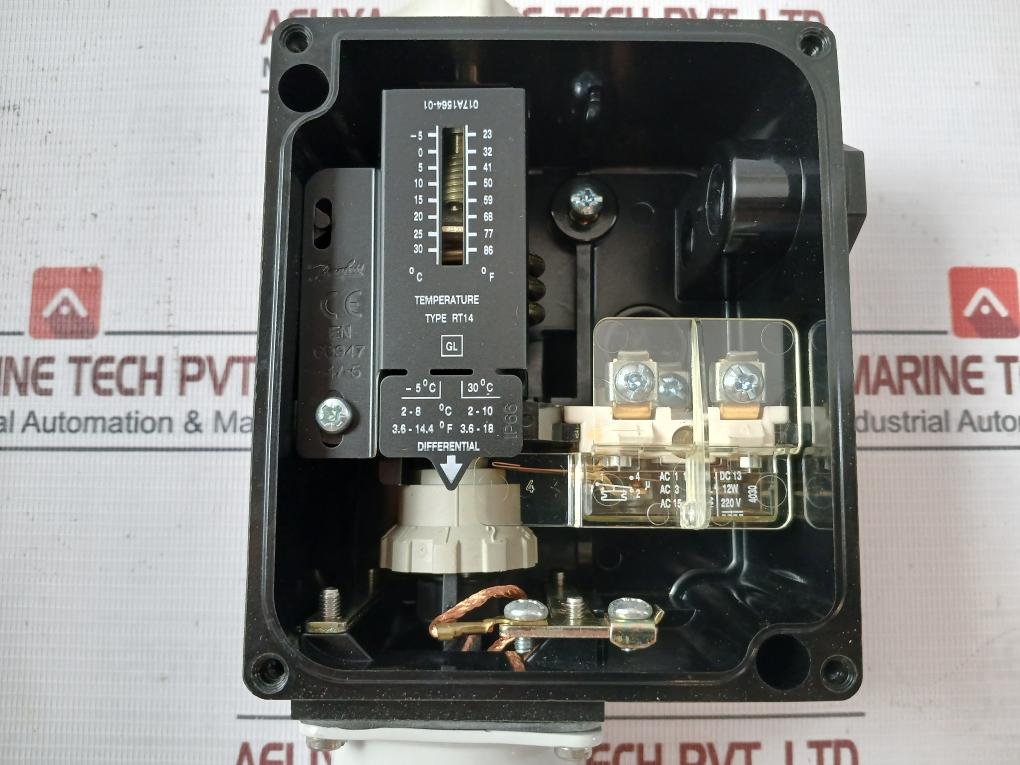 Danfoss Rt14 Temperature Switch Sensor 017-509966, 017A1564-01 2M