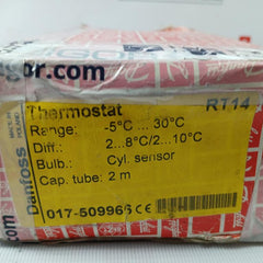 Danfoss Rt14 Temperature Switch Sensor 017-509966, 017A1564-01 2M