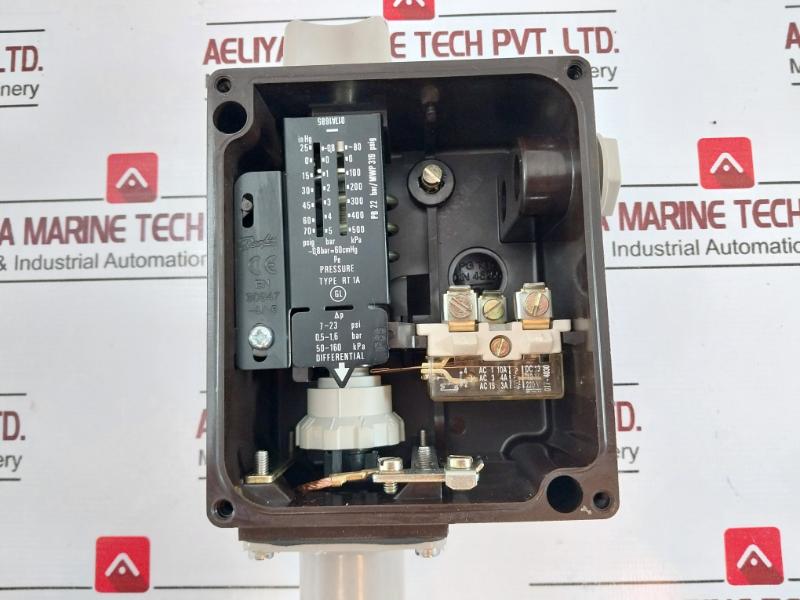 Danfoss Rt1a Pressure Control Switch Pb 22 Bar/mwp 319 Psig Ip66, En 60947-4/-5