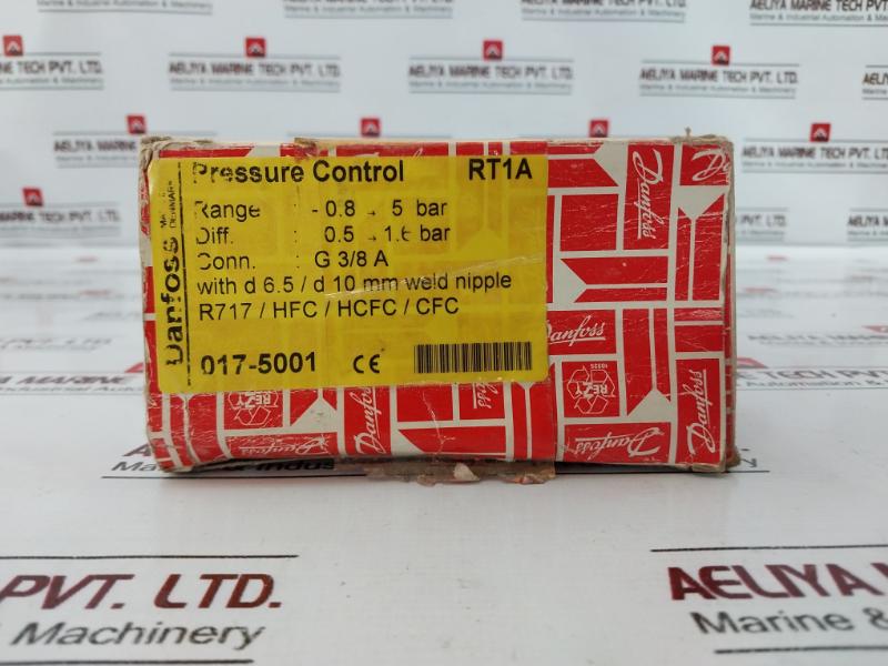 Danfoss Rt1a Pressure Control Switch Pb 22 Bar/mwp 319 Psig Ip66, En 60947-4/-5