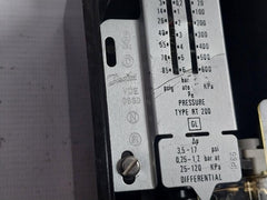 Danfoss Rt 200 Pressure Switch 12W 220Vdc Ip66 3.5-17 Psi