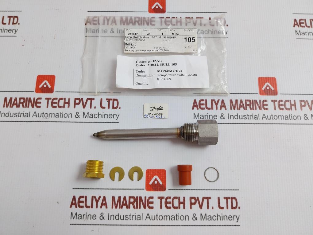 Danfoss Sensor Pocket Kp/Rt Stainless 1/2