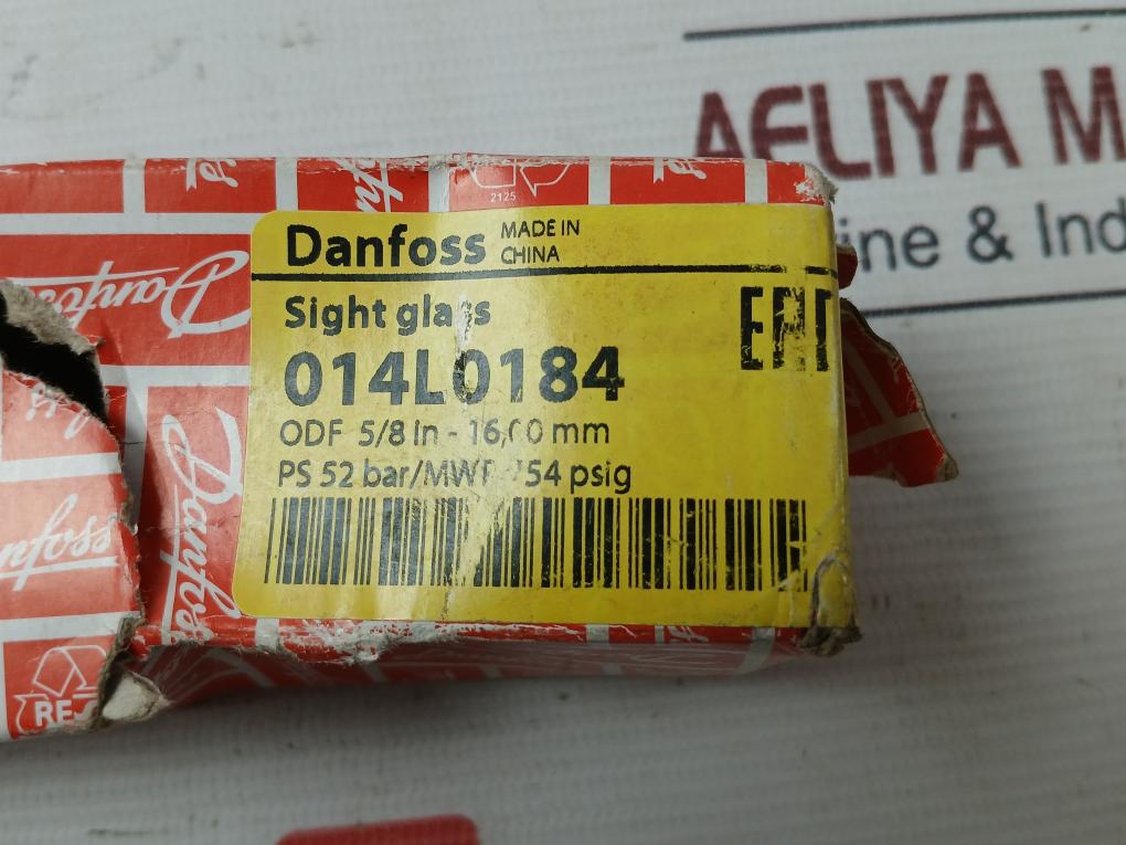 Danfoss Sgp 16S N Sight Glass 014L0184 Max 80˚C/175˚F