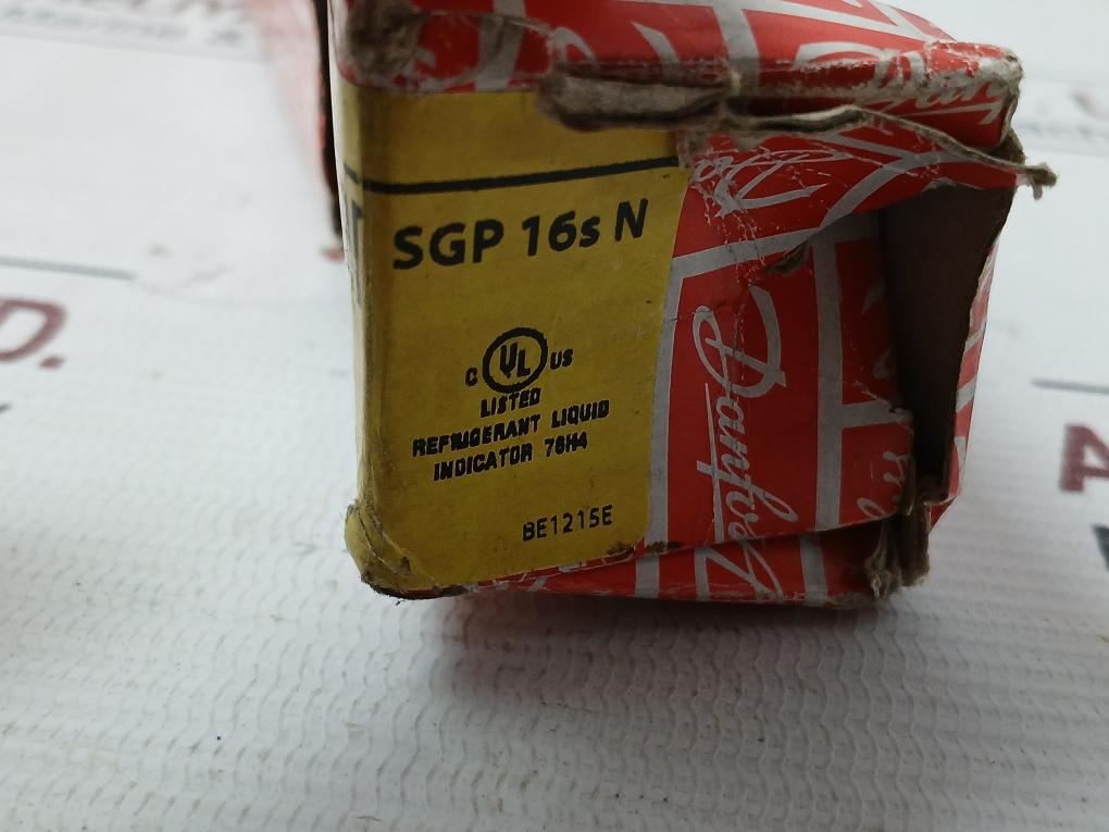 Danfoss Sgp 16S N Sight Glass 014L0184 Max 80˚C/175˚F