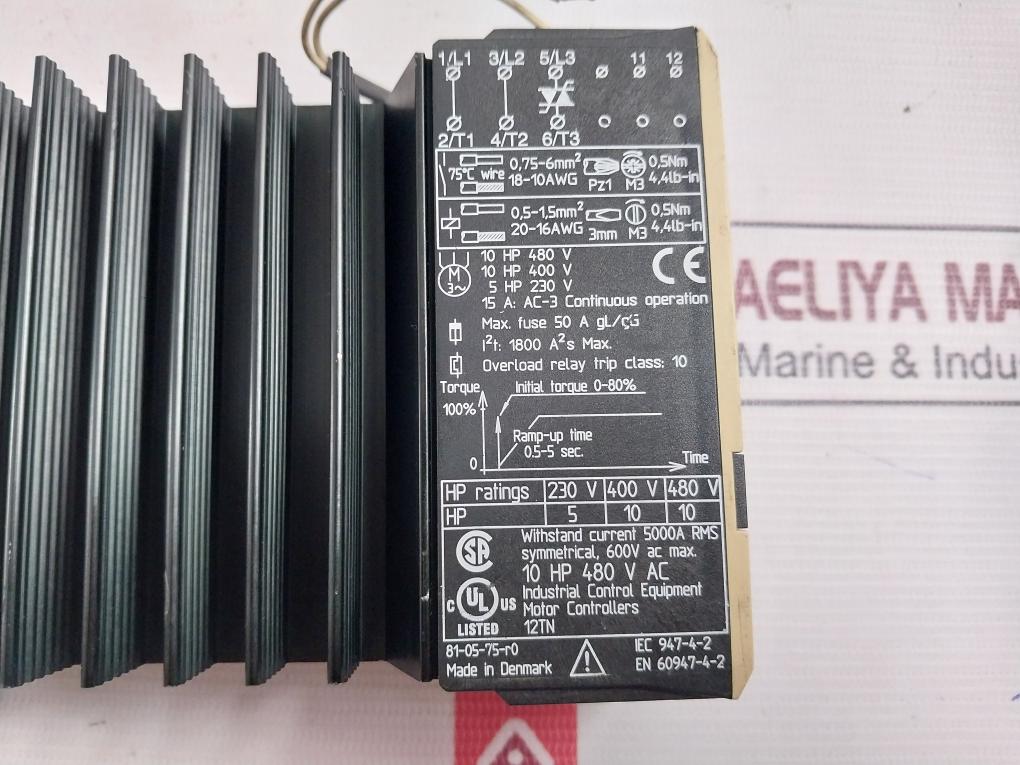 Danfoss Tci 15 Starting Torque Limiter 230-480V 50/60Hz 15A 0.5 To 5 Sec