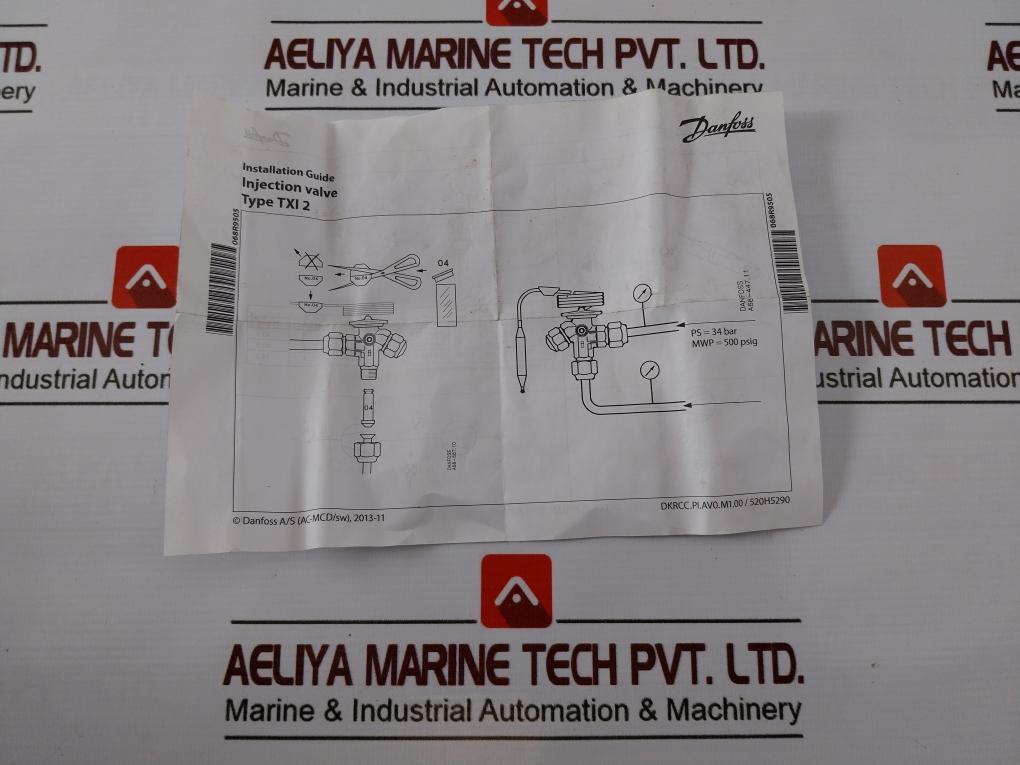 Danfoss Txi2-0.2 Expansion Valve 1-5 Bar N0218C