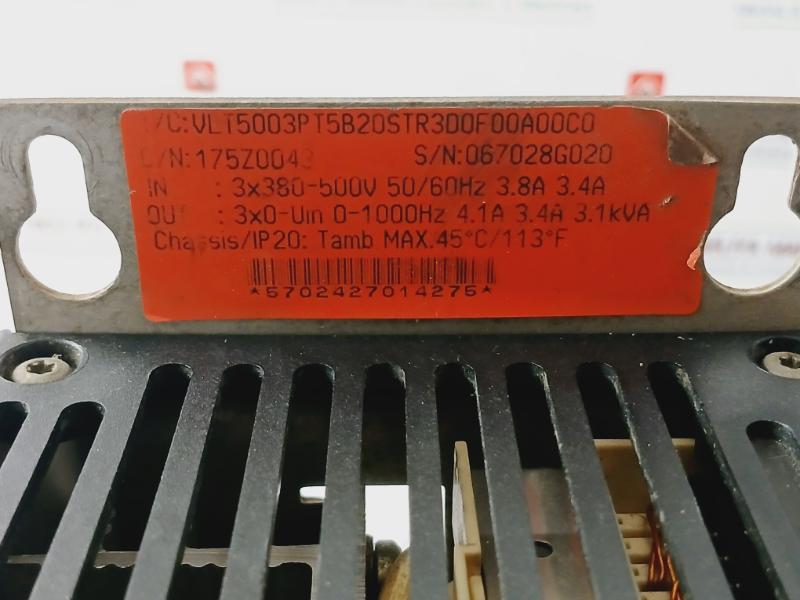 Danfoss Vlt5000 Frequency Converter Vlt5003Pt5B20Str3D0F00A00C0