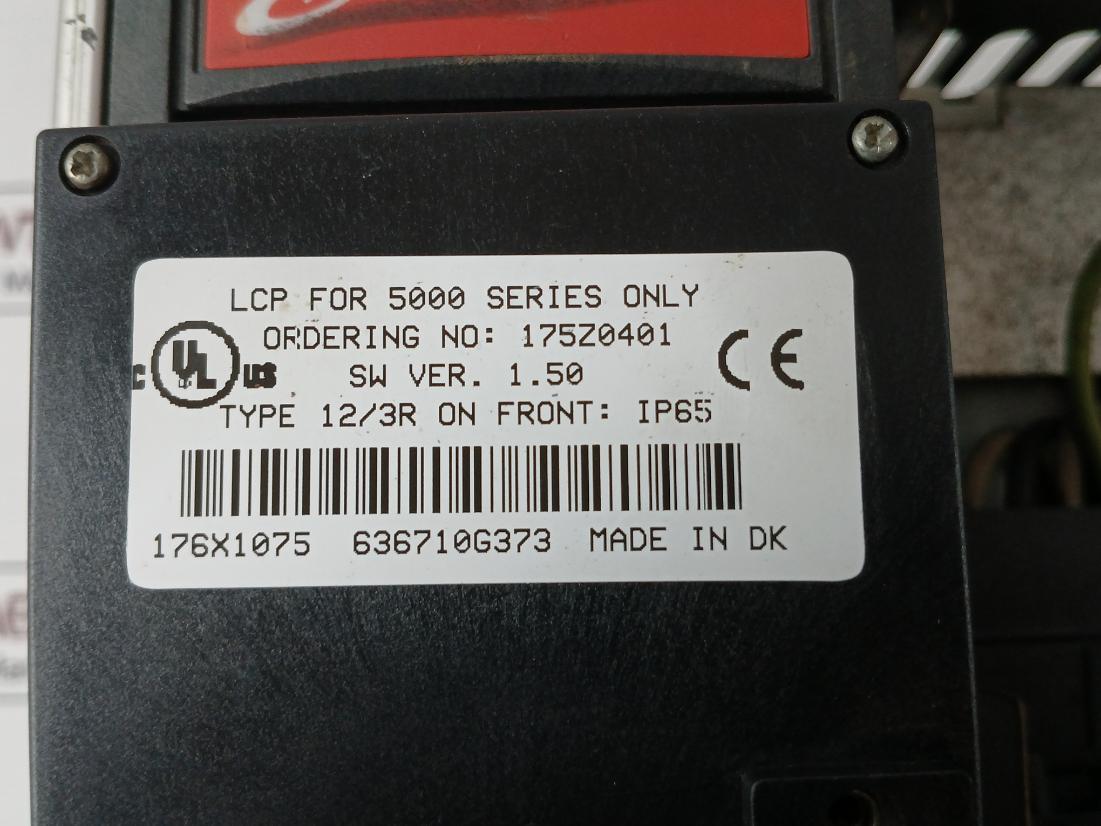 Danfoss Vlt 5000 Low Voltage Adjustable Frequency Drive 175Z0107