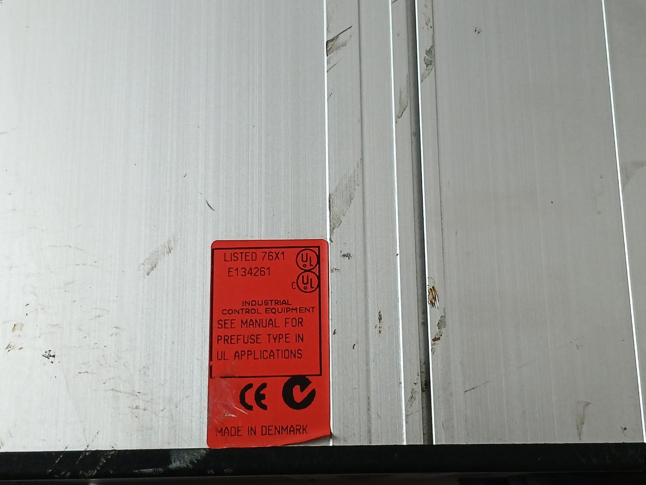 Danfoss Vlt 5000 Low Voltage Adjustable Frequency Drive 175Z0107