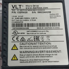 Danfoss Vlt Micro Drive Fc-051P1K5T4E20H3Bxcxxxsxxx