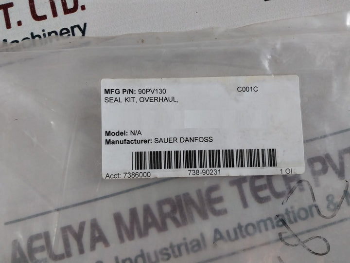 Danfoss 11035671 Replacement Of Control Gasket Seal Kit