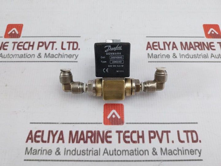 Danfoss Am024D Solenoid Valves With Push-in Fitting 24V Dc 9.5 W