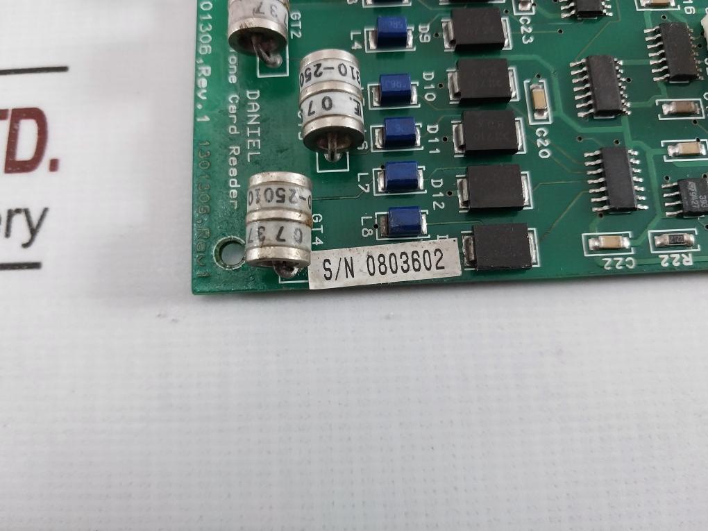 Daniel 1301306 Stand Alone Card Reader Pcb Rev: 1 94V-0 -3-0