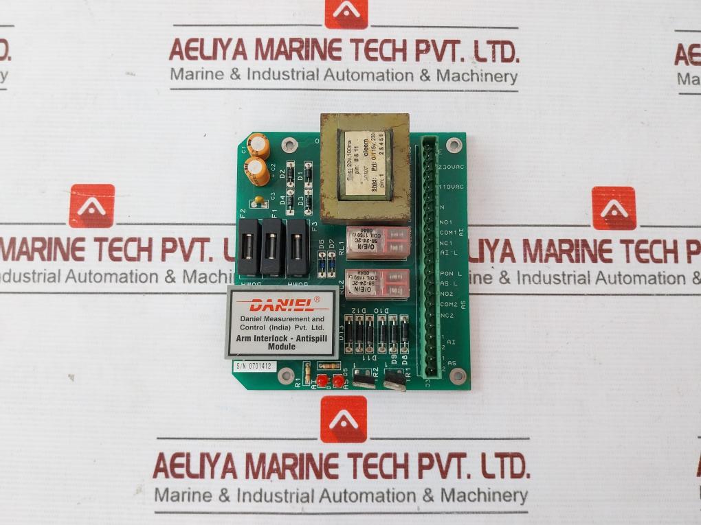 Daniel 1651301 Arm Interlock-antispill Module 20V 100Ma
